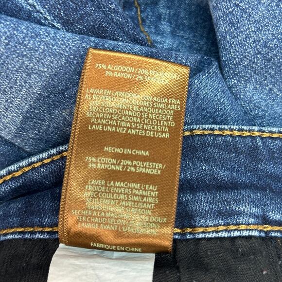 Kut From The Kloth Jeans Distressed Skinny Ankle Jeans WMNS 10 Med Wash MidRise - Picture 6 of 10